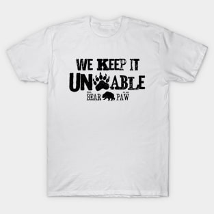 The Unbearable Design [Black Text] T-Shirt